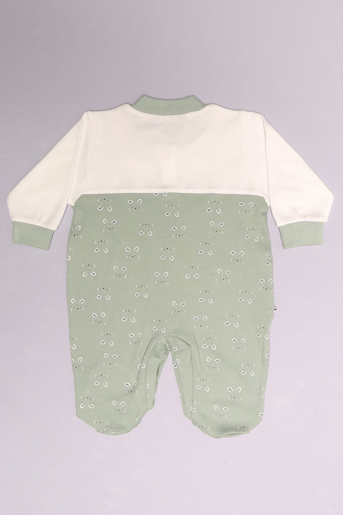 1-6 Month Baby Jumpsuit Beyazmint