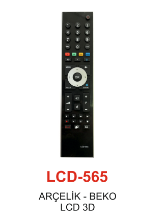 Arcelik - Beko 3D LCD TV Remote - LCD 565