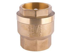 1 1/4 Upright Check Valve Solid Brass