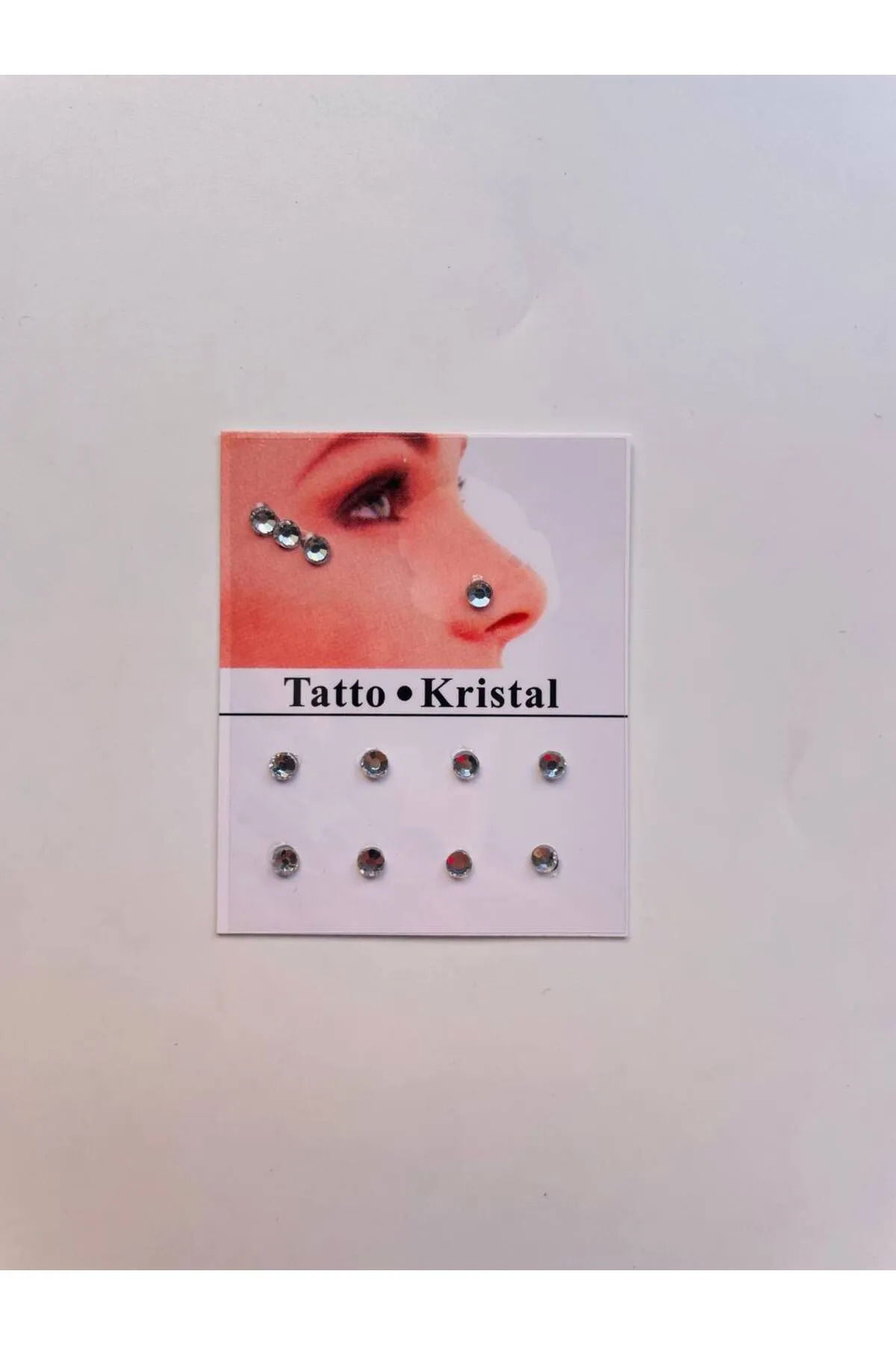 Face Stone Crystal - Nose, Body Stone, Tattoo Makeup Stone, Adhesive, 12 Pcs