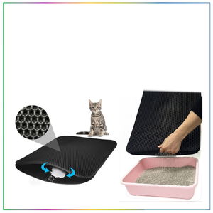 Sieve Cat Toilet Mat - Black