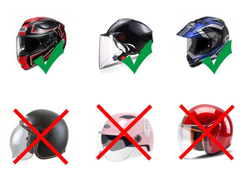 Helmet Rain Slider - Anti-fog Hydrophobic Film