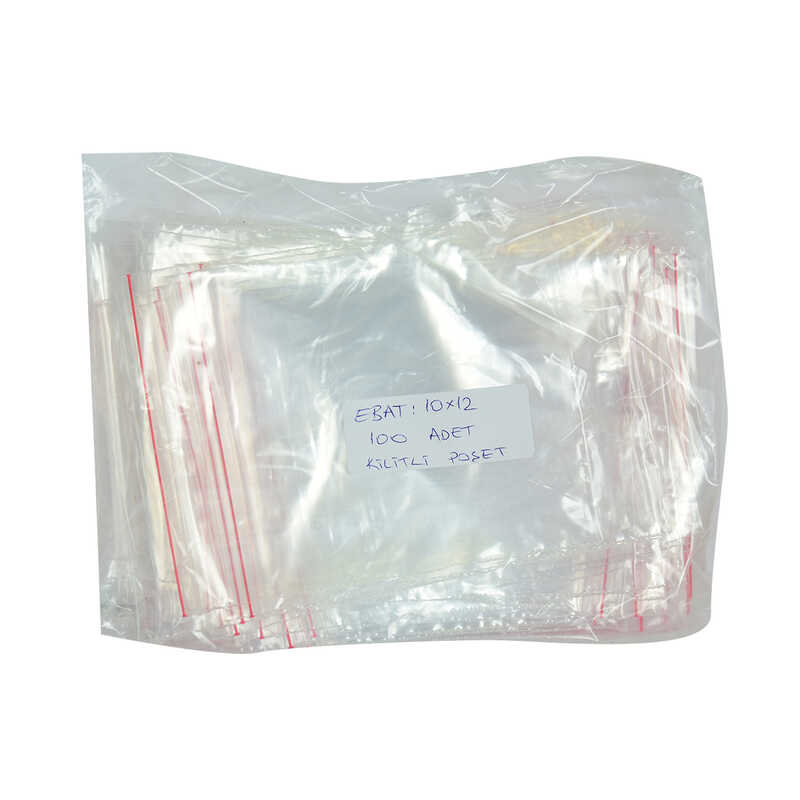 Ziplock Nylon Bag Sachet 10X12 Cm Transparent 100 Pcs 1 Pack