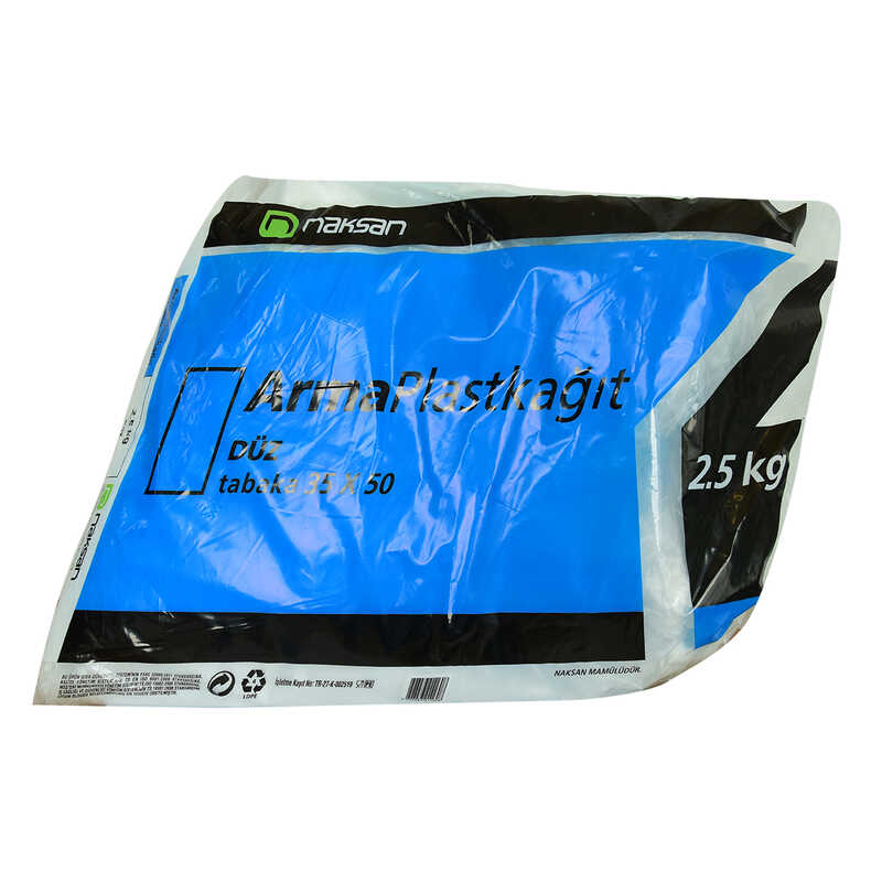 Plast Nylon Transparent Flat Sheet 35X50 Cm 2500 Gr Package With Plast Paper Block