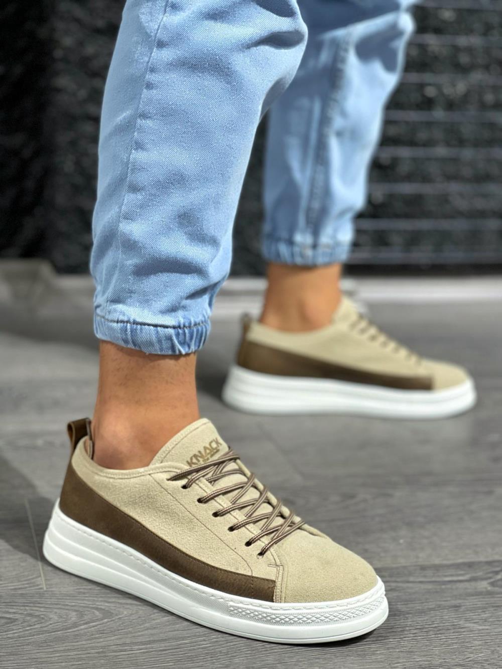 Sneakers Shoes Mink Suede