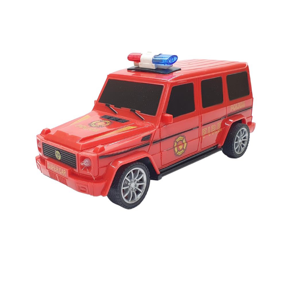 Remote Control Mercedes Police Jeep 1:20 Scale 18 Cm Red