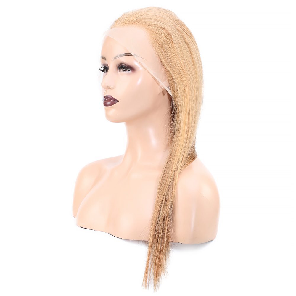 Straight Front Lace Real Hair Tulle Wig / Balköp / 60/65cm