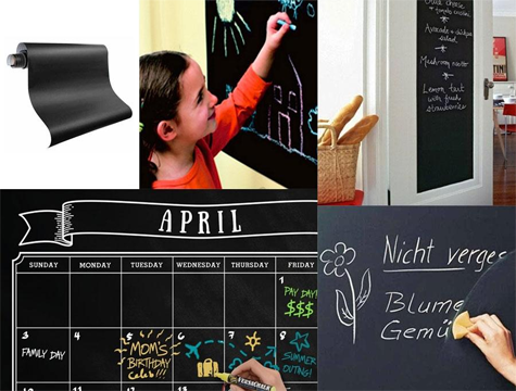 Adhesive Blackboard-Writing Board: Sticker Blackboard