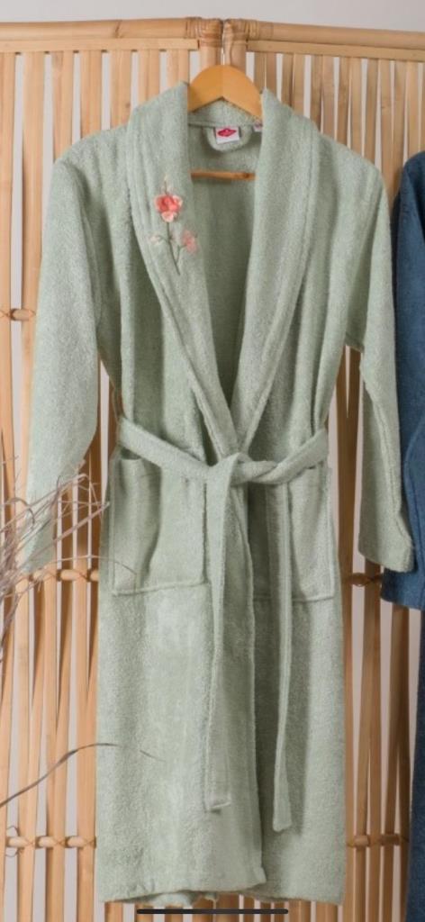 Bamboo Single Bathrobe Green