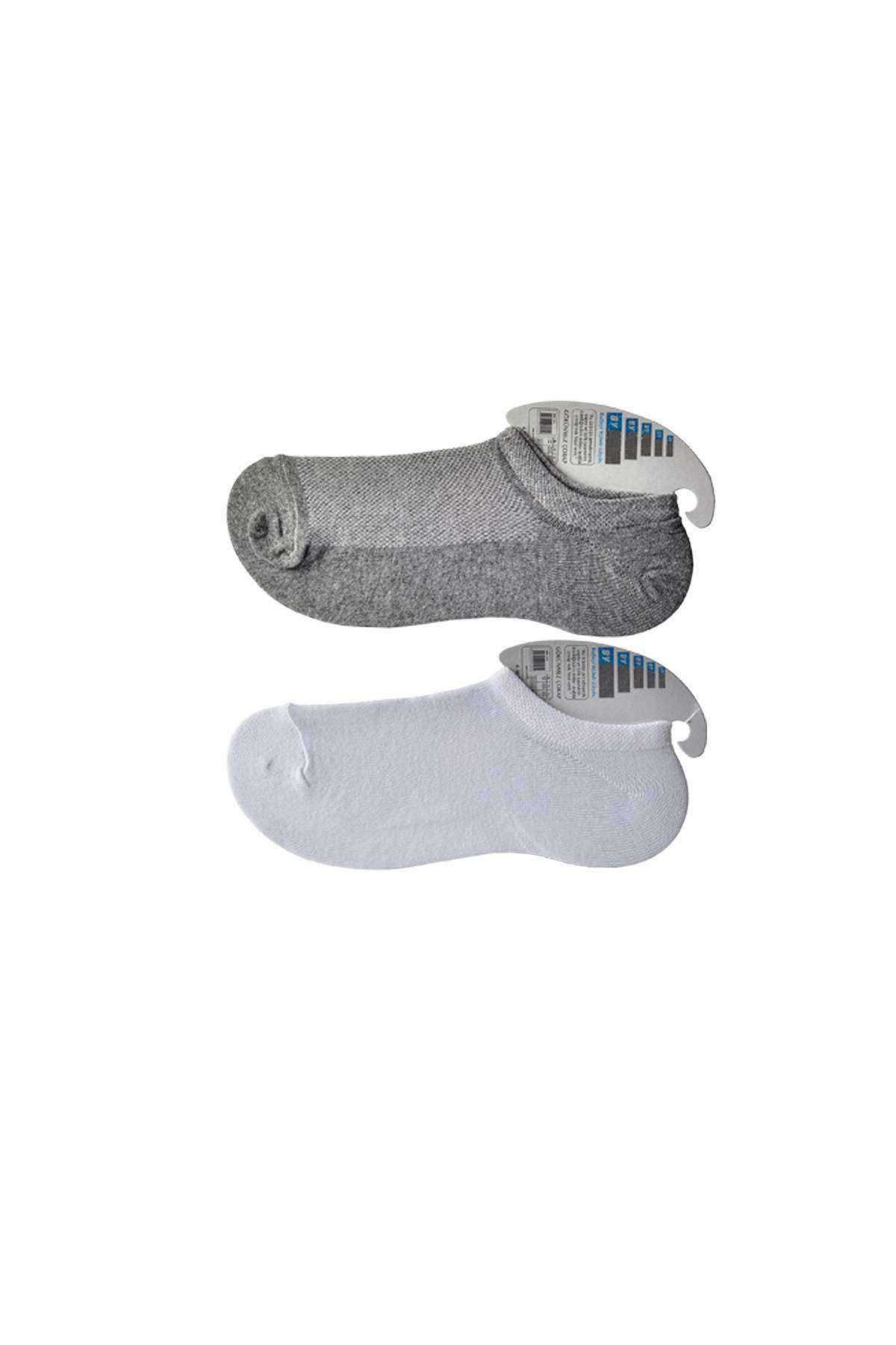 Gray and White Men's Invisible Socks 15 pairs