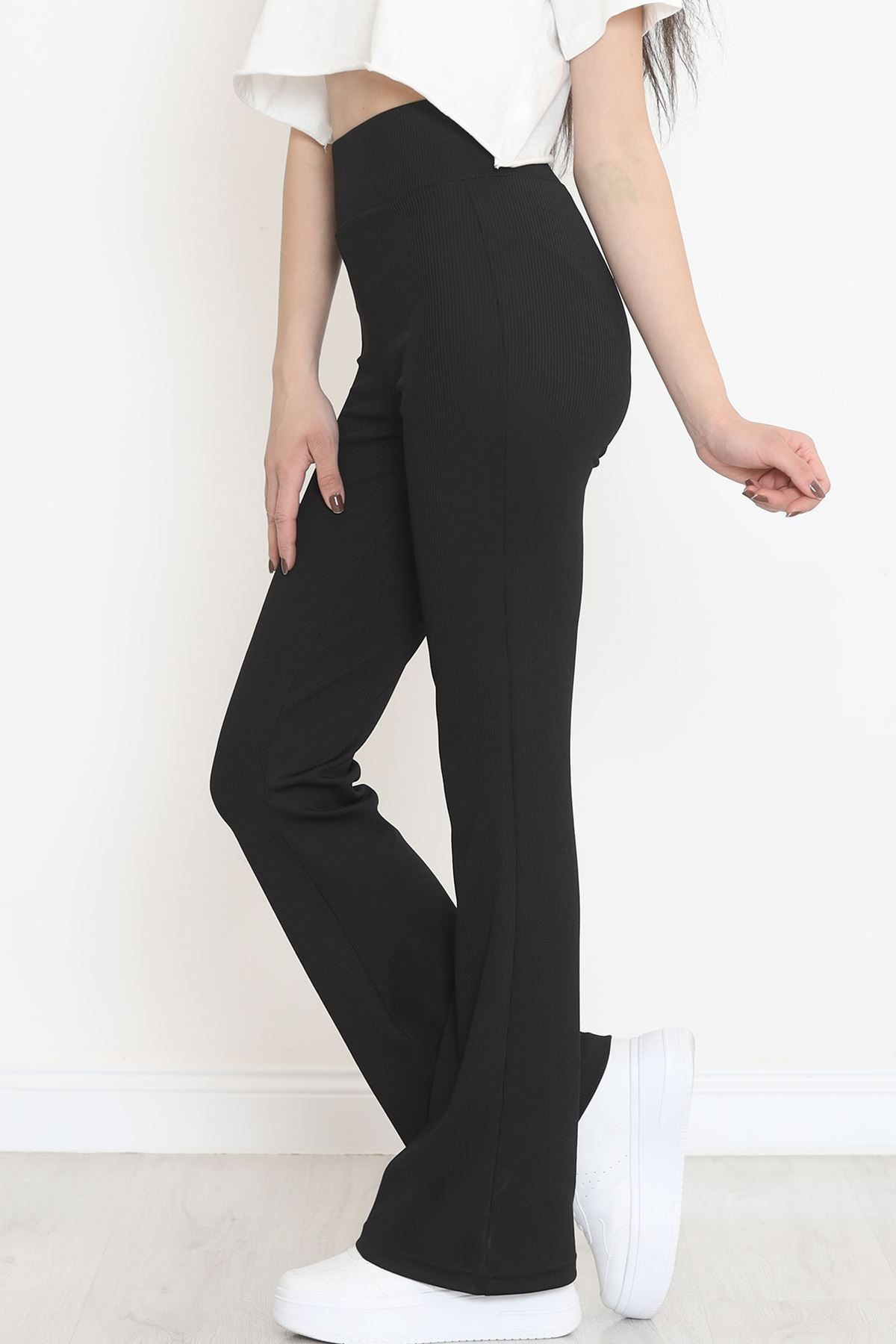 Flared Leggings Black