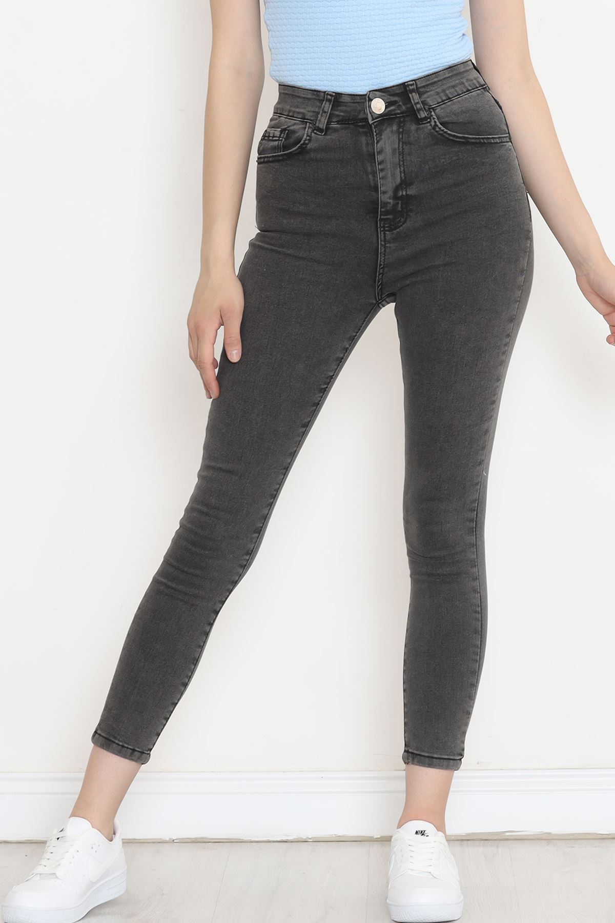 Super Lycra Slim Leg Jeans Light Smoked