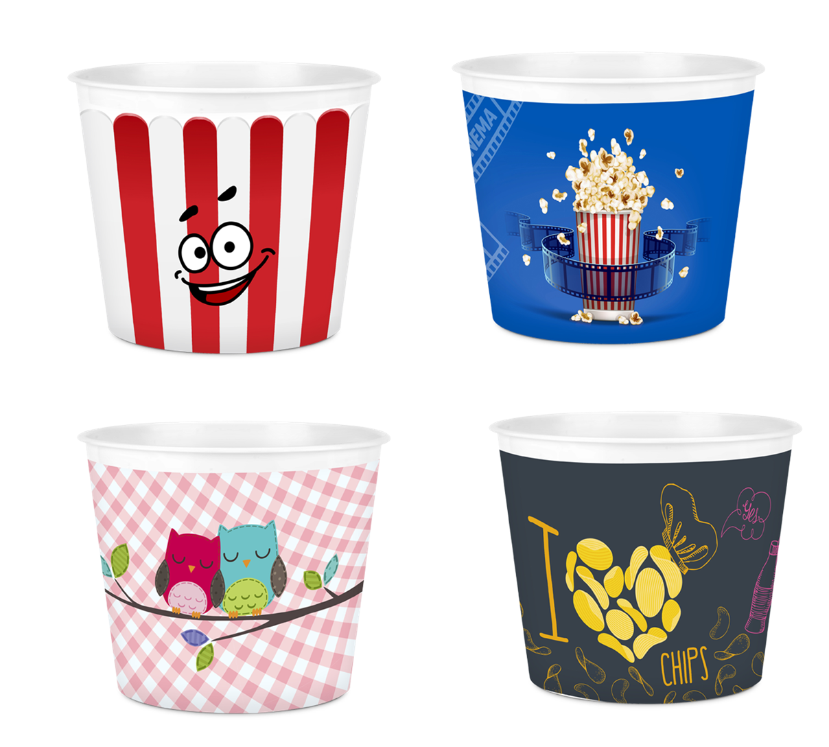 Popcorn Corn Bucket Decorative