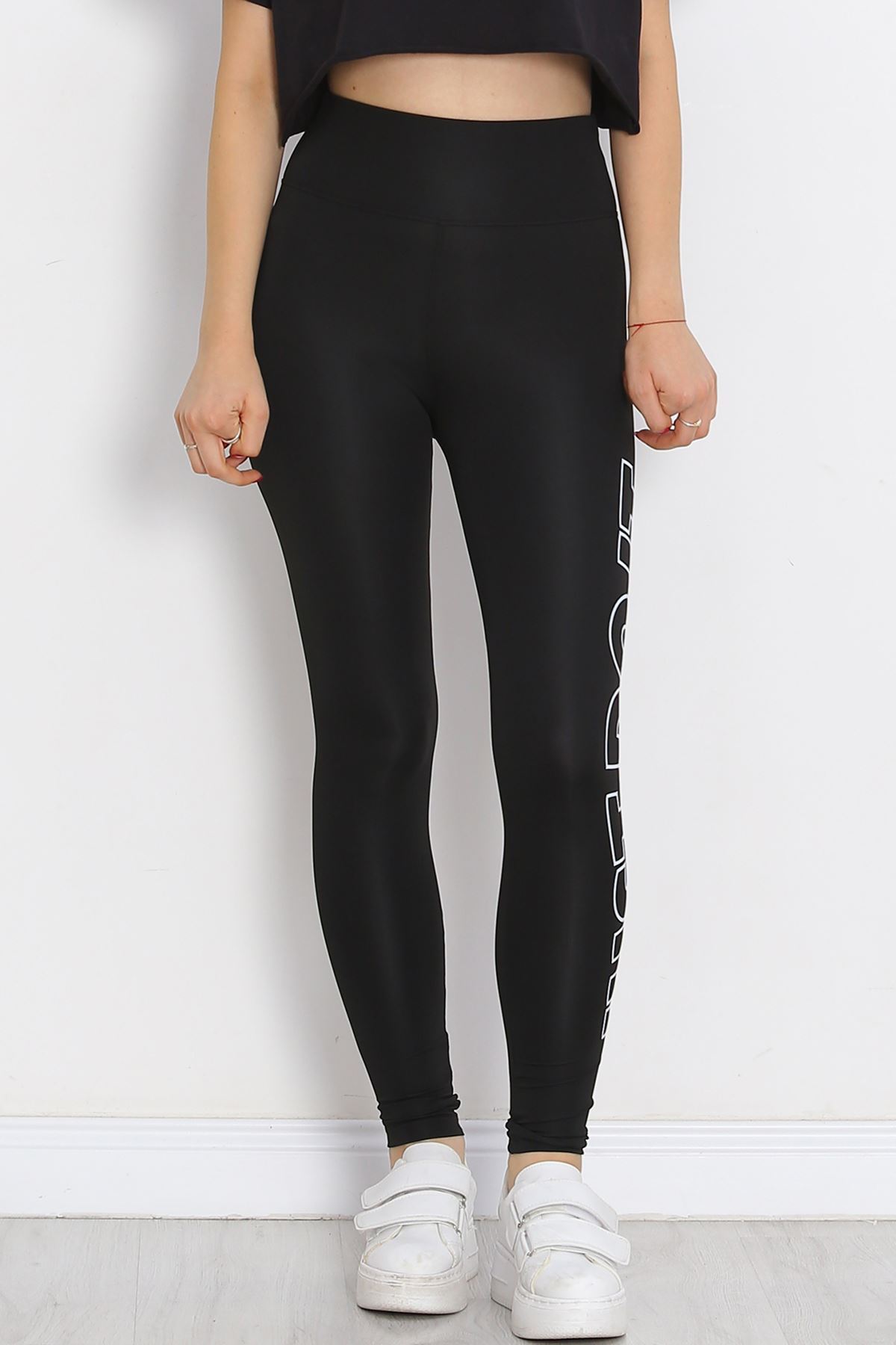 Printed Diving Leggings Black