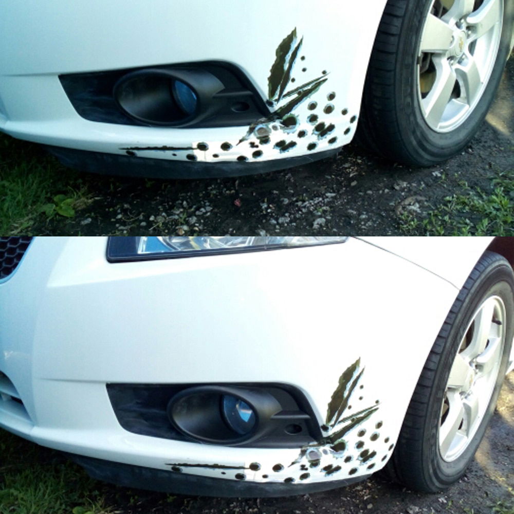 Car Sticker Bullet and Auto Sticker Wound Shaped 3D