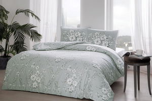 Ranforce Single Duvet Cover Set Lily Gray