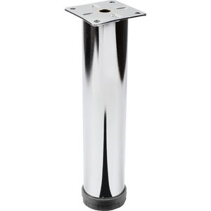 Metal Chrome Leg 42 mm Diameter 8 cm Height