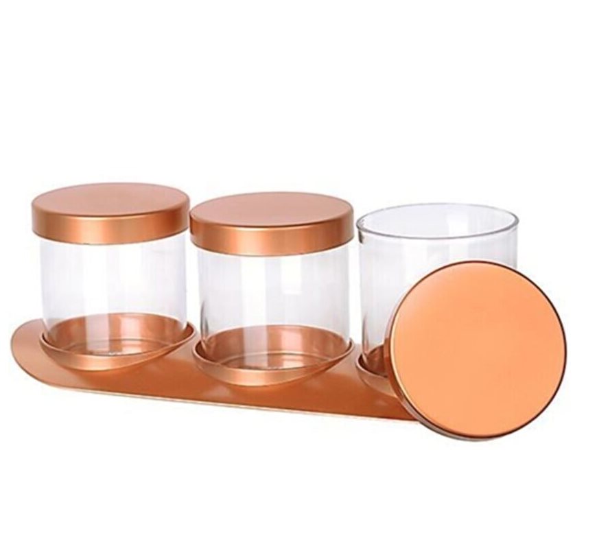 Bronze Spice Set Luxury Set of 3