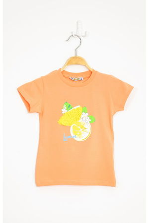 1-4 Years Printed T-Shirt Salmon