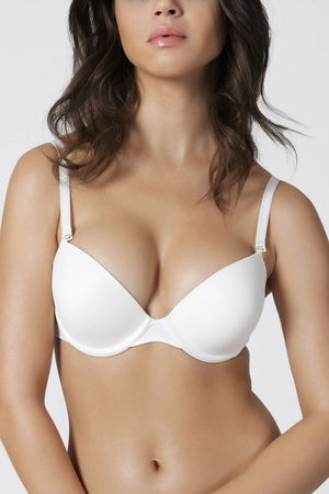 Women's Ecru Padded Bra 4000