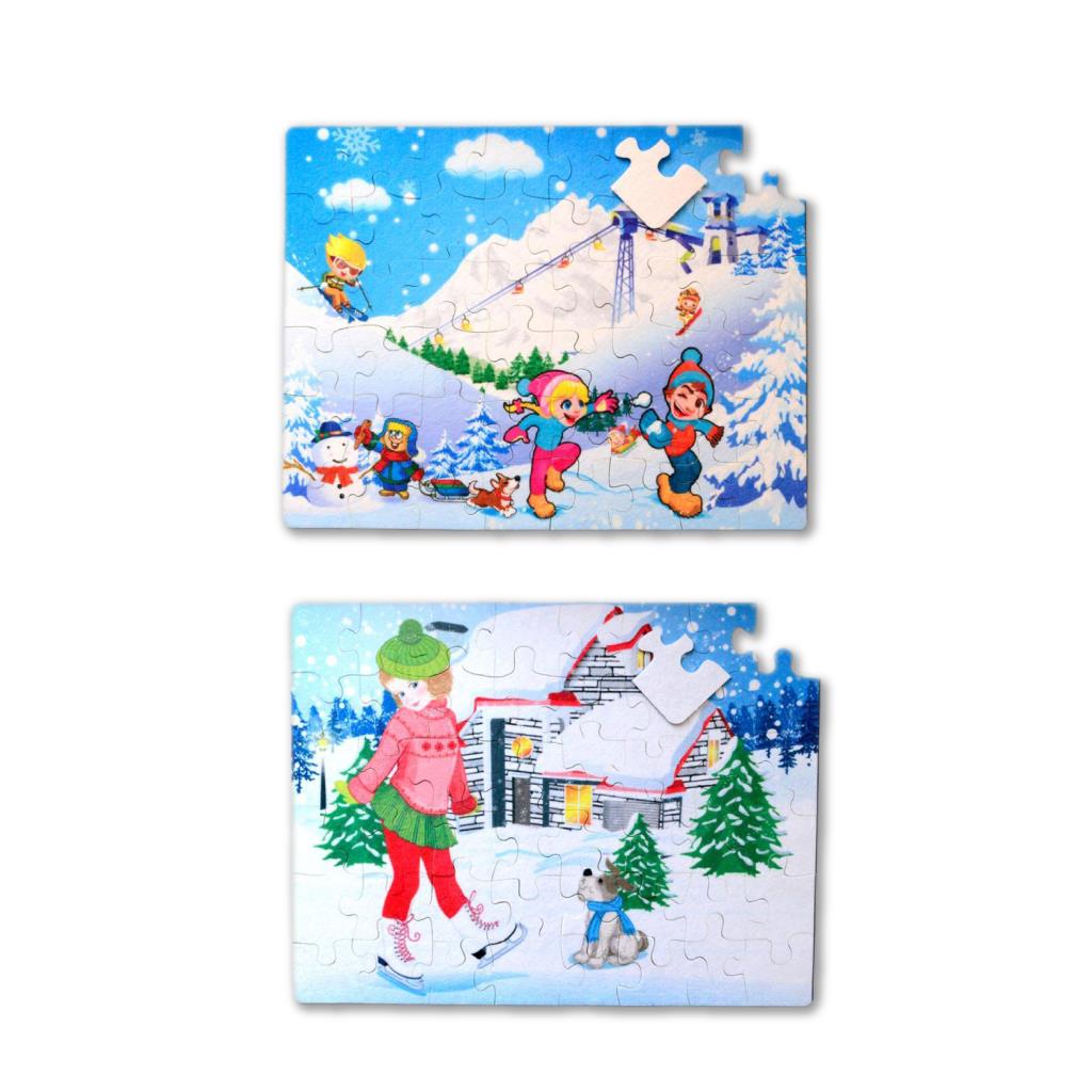 Winter 5+ Felt Jigsaw Puzzle - 5 Year Old Puzzle