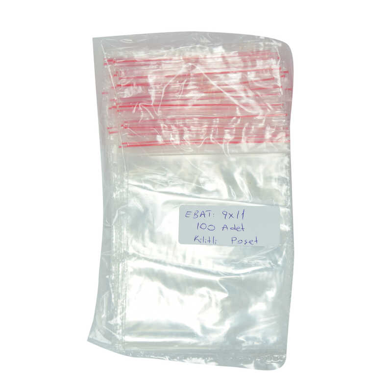 Ziplock Nylon Bag Sachet 9X11 Cm Transparent 100 Pcs 1 Pack