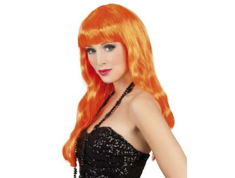 Long Wig Hair - Orange