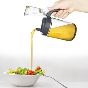 Glass Oil Pot - Vinegar Sauce Pot with Handle 660ML