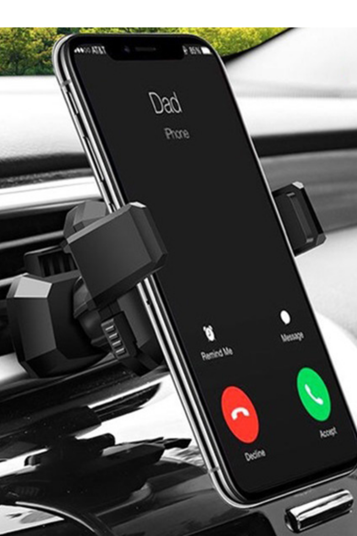 Rotatable Powerful Phone Holder HR11 Attaches to Car Air Vent