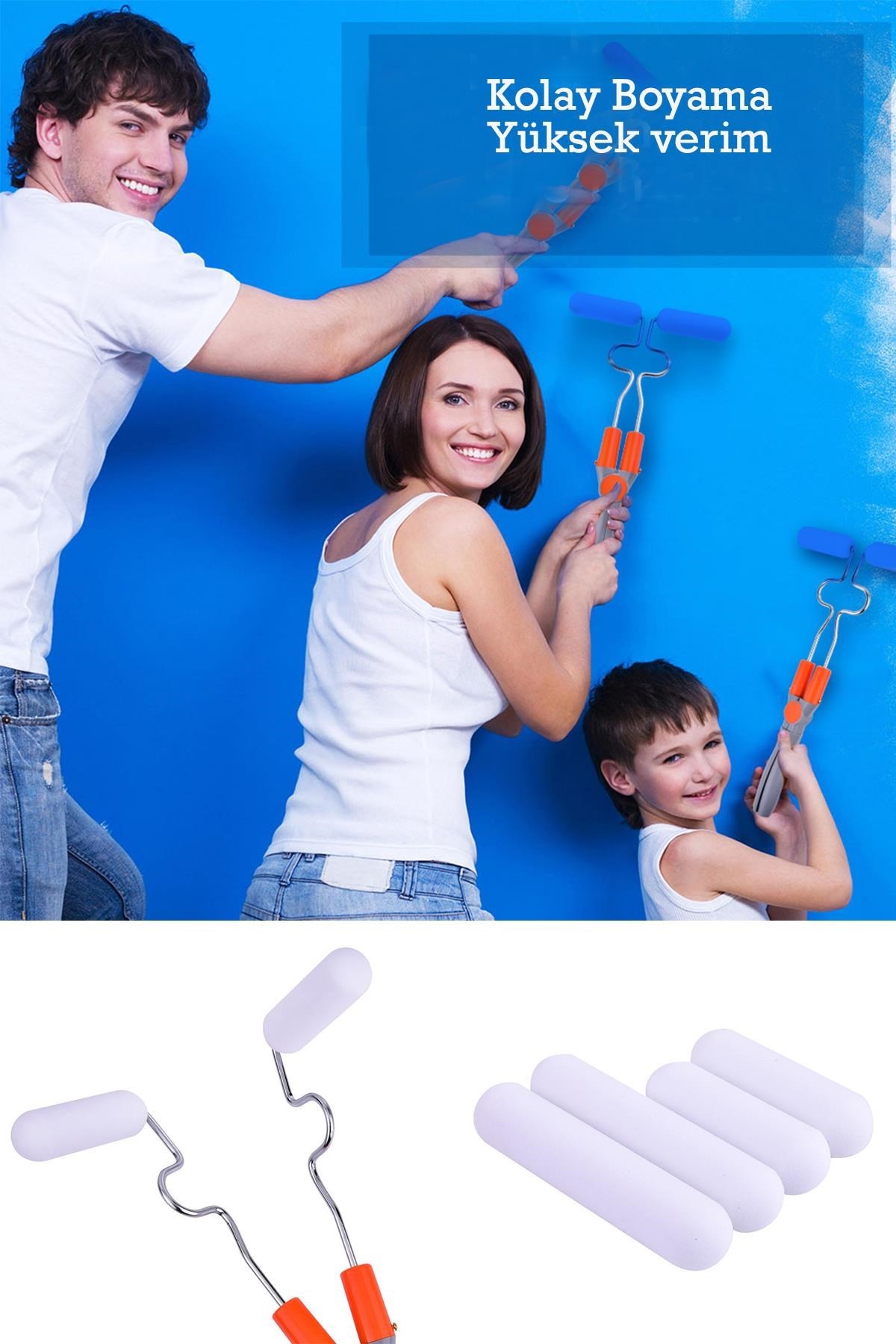 Glide Anti-drip Paint Roller for Corner and Flat Floors