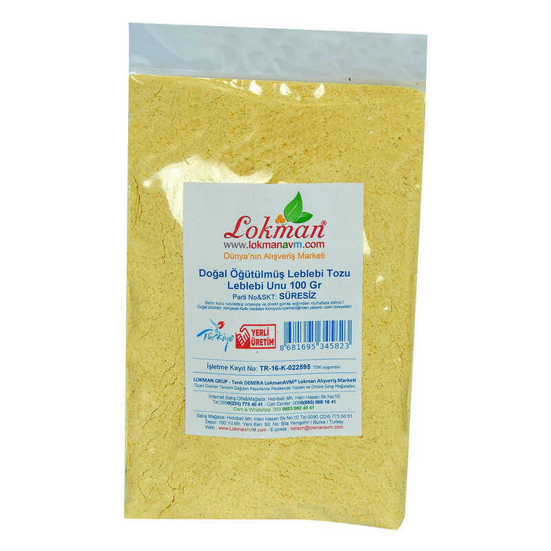 Chickpea Powder Chickpea Flour Ground Natural 100 Gr Package