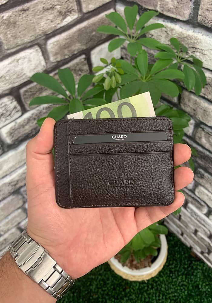 Brown Leather Card Holder