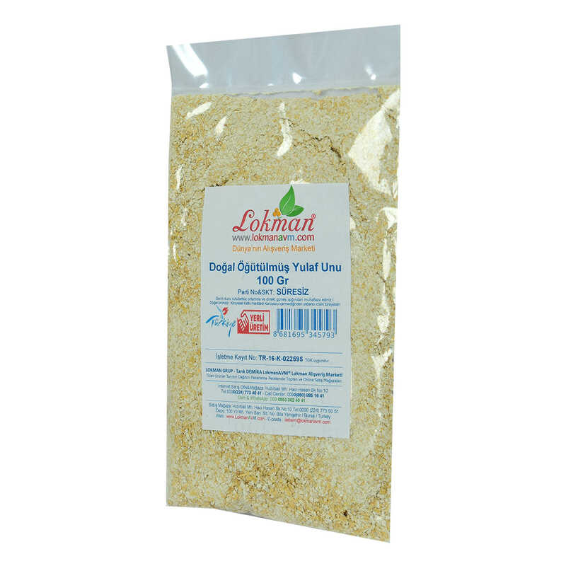 Natural Ground Oat Flour 100 Gr Package