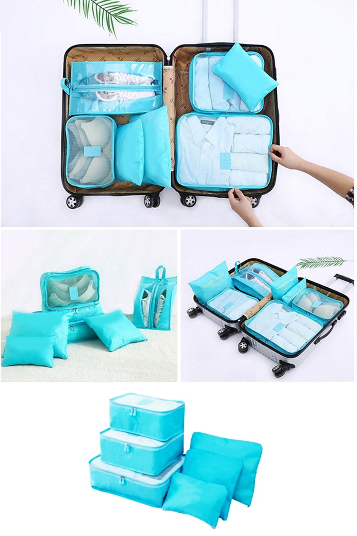 Baby Mom Hospital Bag Organizer Organizer 6 Piece Set