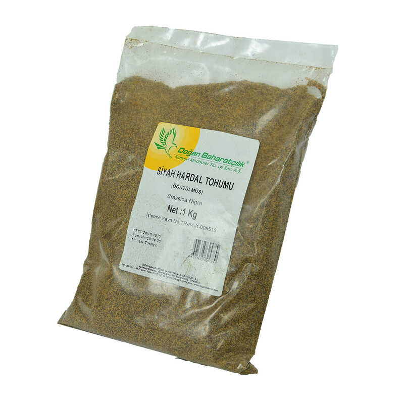 Mustard Seeds Ground Natural Black 1000 Gr Package