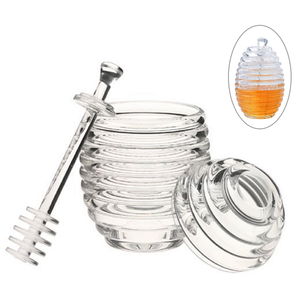 Honey Jar Spiral Honey Spoon