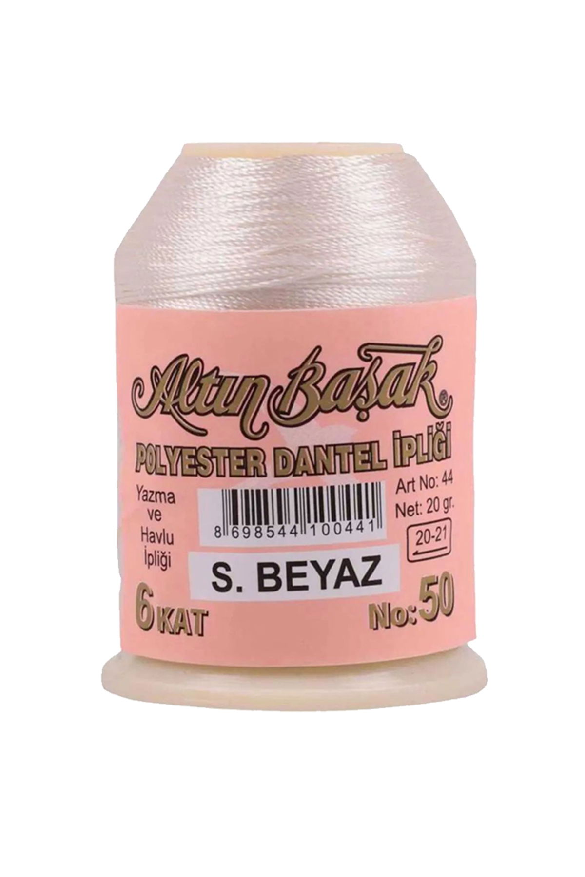 Altinbasak Oya and Lace Floss 20 gr - Turk - No: Ş.WHITE