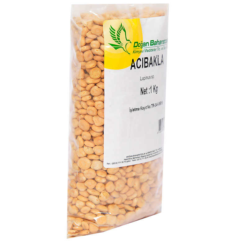 Lupine Seeds Jewish Broad Beans Natural 1000 Gr Package