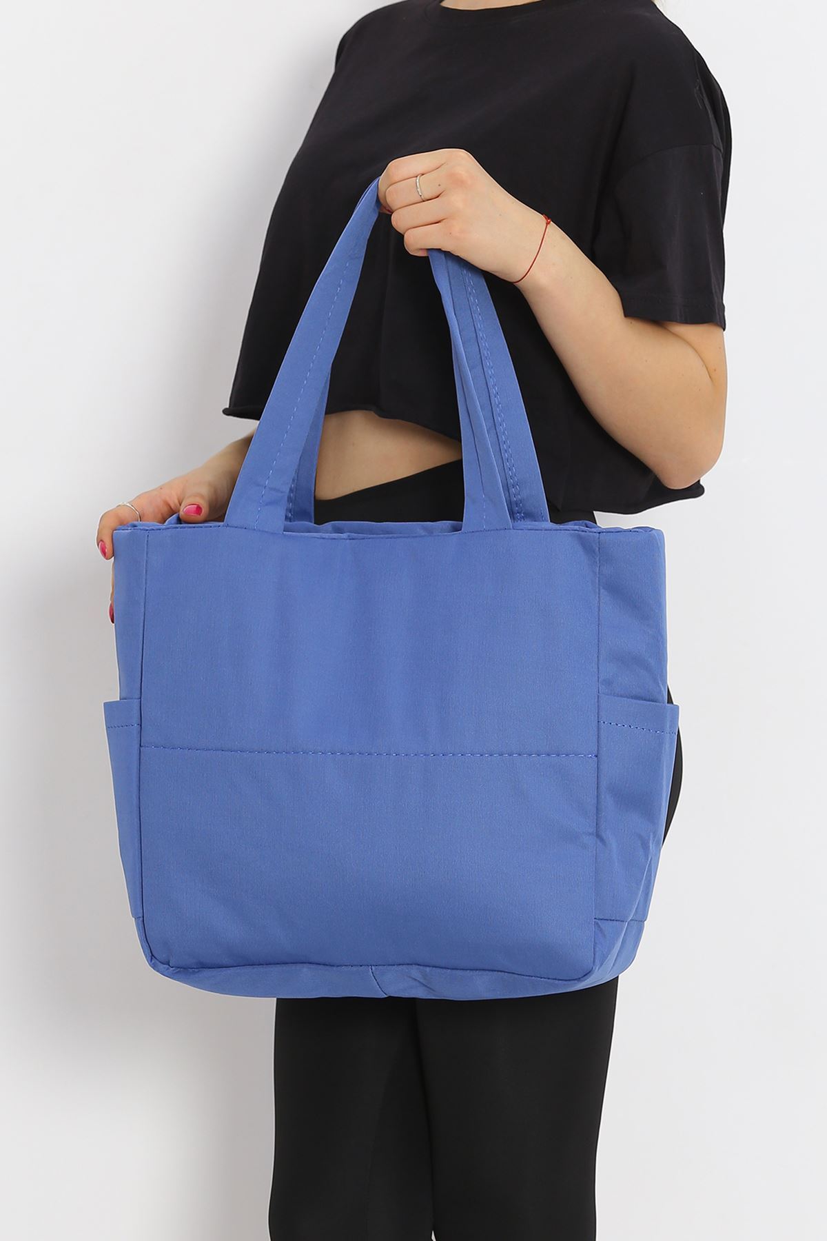 Wide Arm Bag Blue