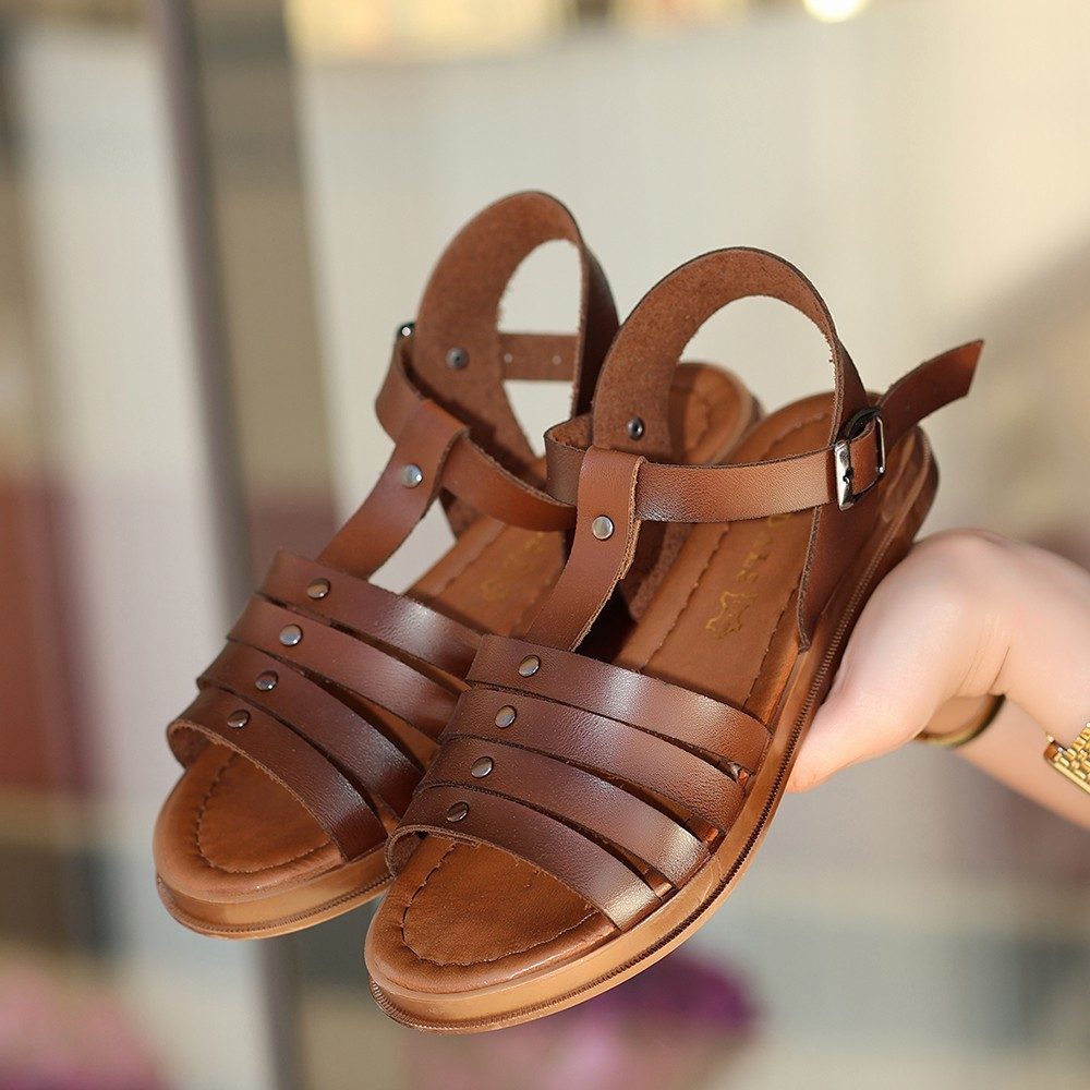 Tan Leather Sandals