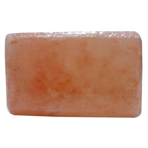 Rectangular Shaped Himalayan Natural Rock Salt Soap Pink 200-300 Gr