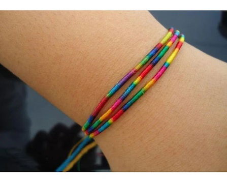 Colorful Luck Bracelets ( 6 Pieces )