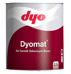 Dyomat Matte Decoration Paint 2.5 Liter White