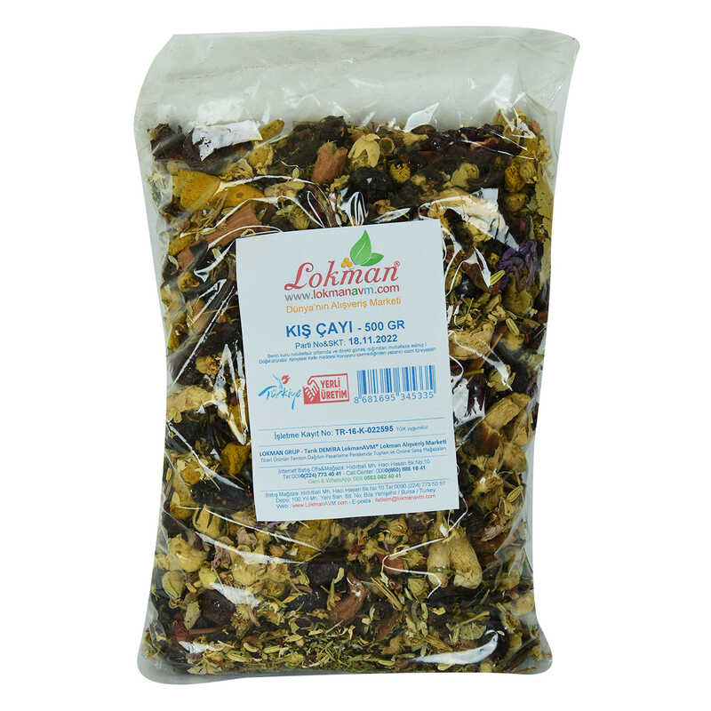 Herbal Mixed Ottoman Tea Winter Tea 500 Gr Package