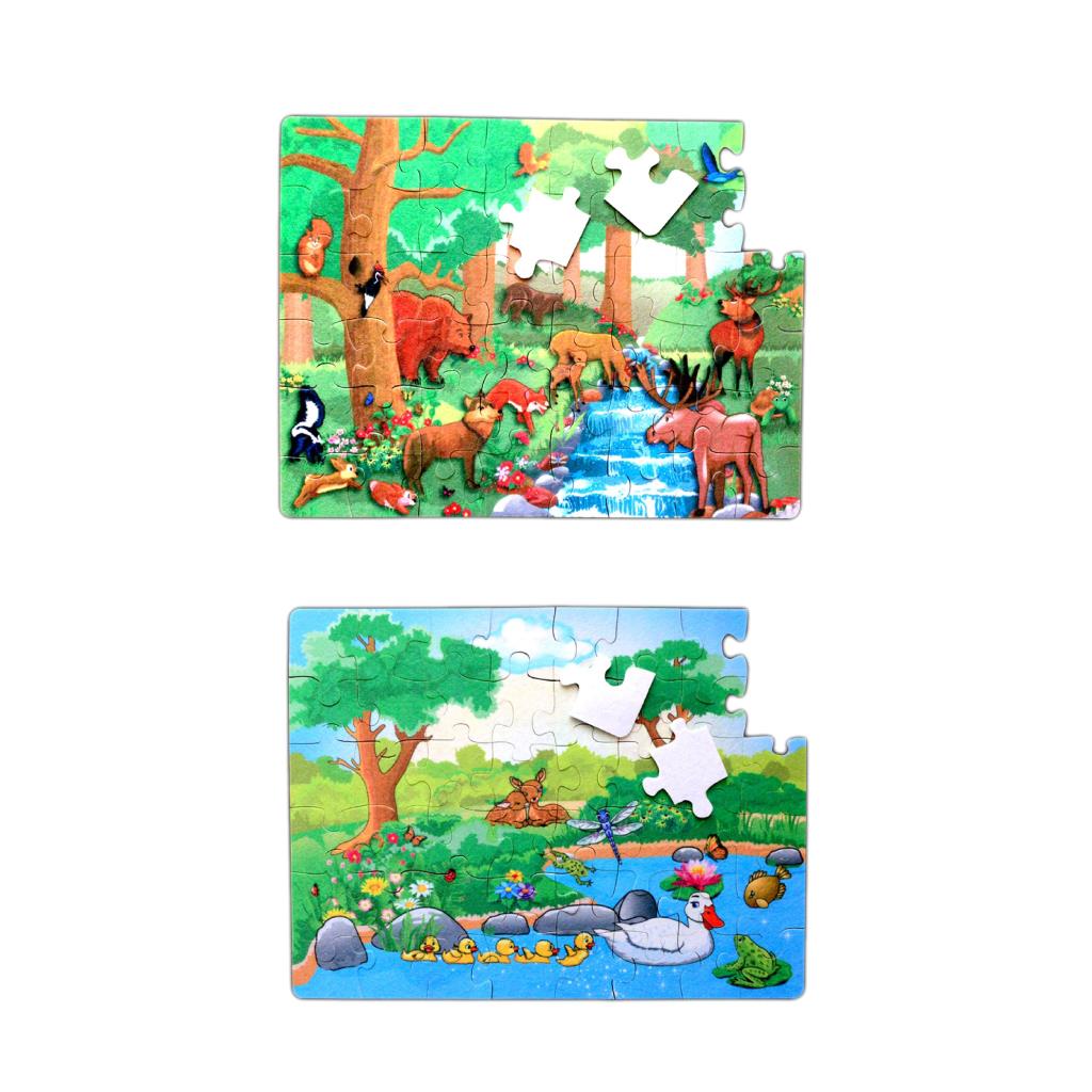 Forest 5+ Felt Jigsaw Puzzle - 5 Year Old Puzzle