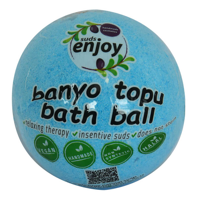 Himalaya Salty Handmade Bath Tub Ball Soap Blue 90-120 Gr