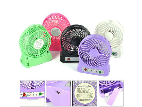 Rechargeable Portable Mini Fan - Ventilator