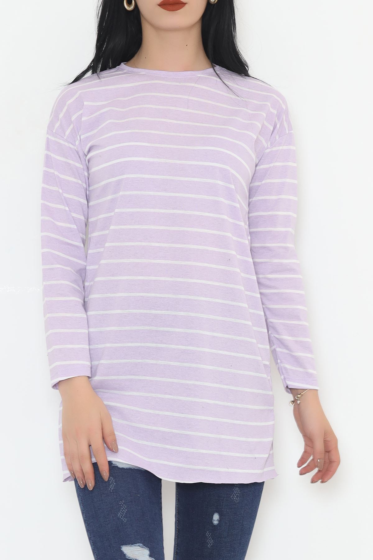 Striped Tunic Lilac