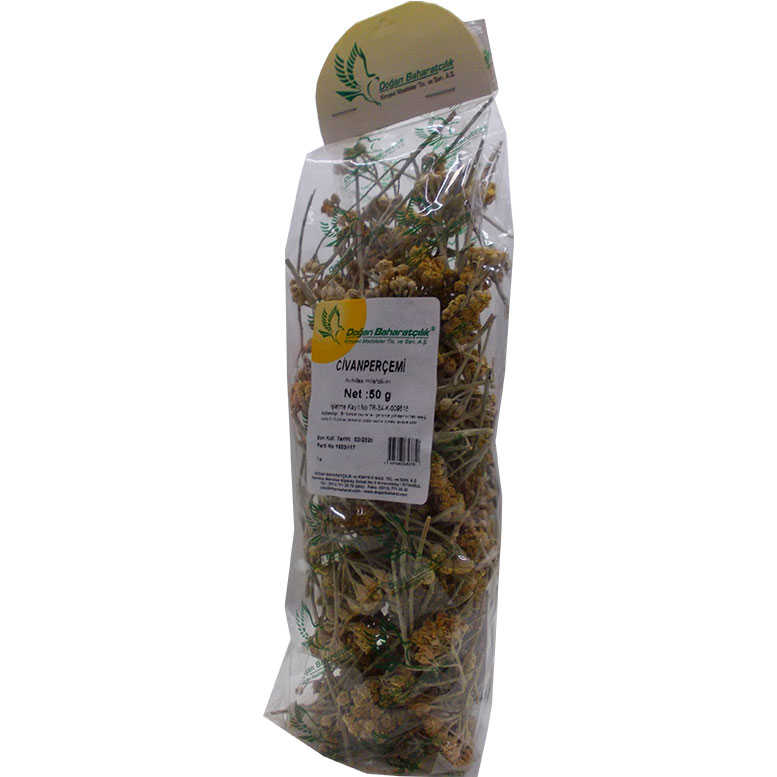 Natural Yarrow Herb 50 Gr Package