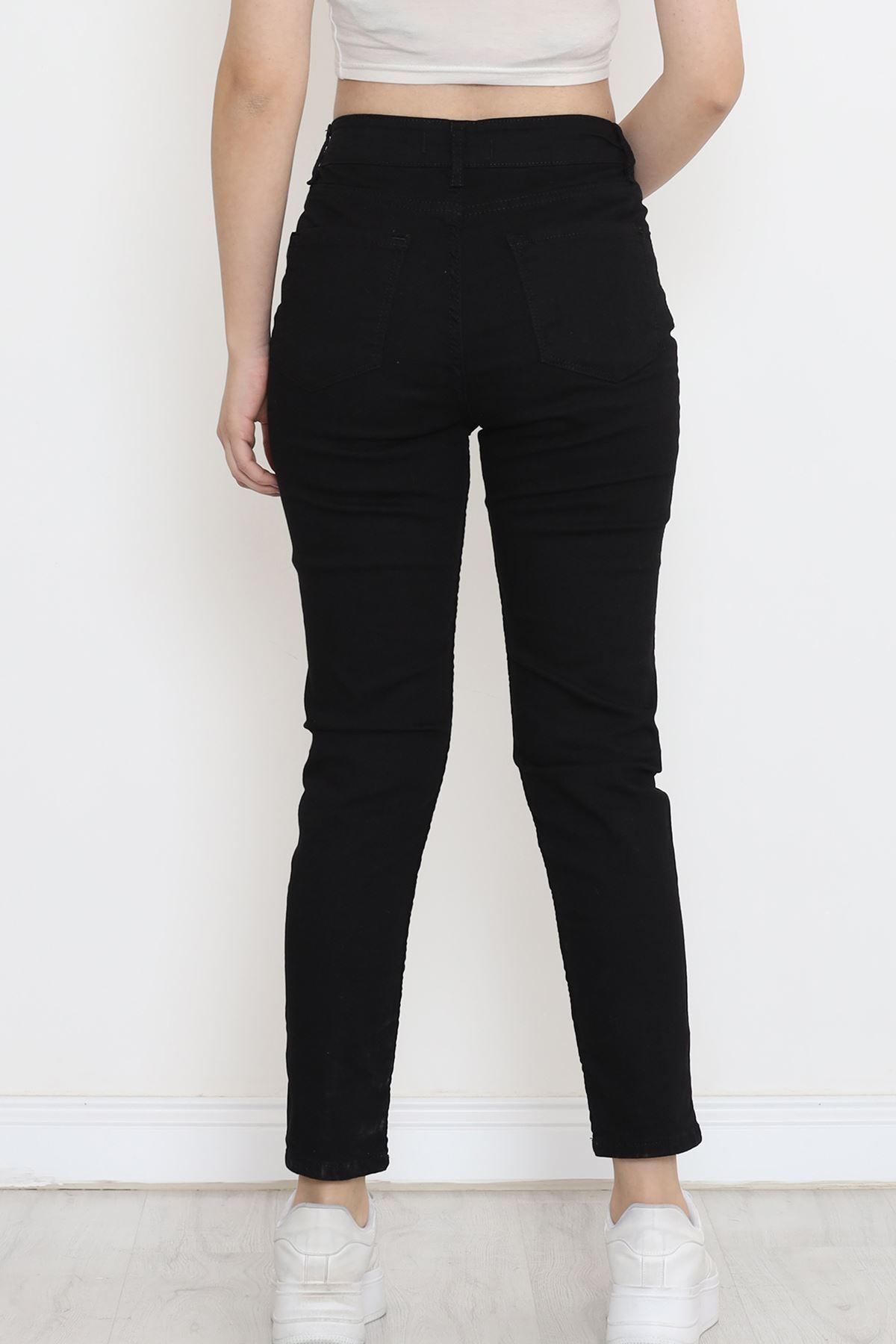 Narrow Leg Jeans Black1